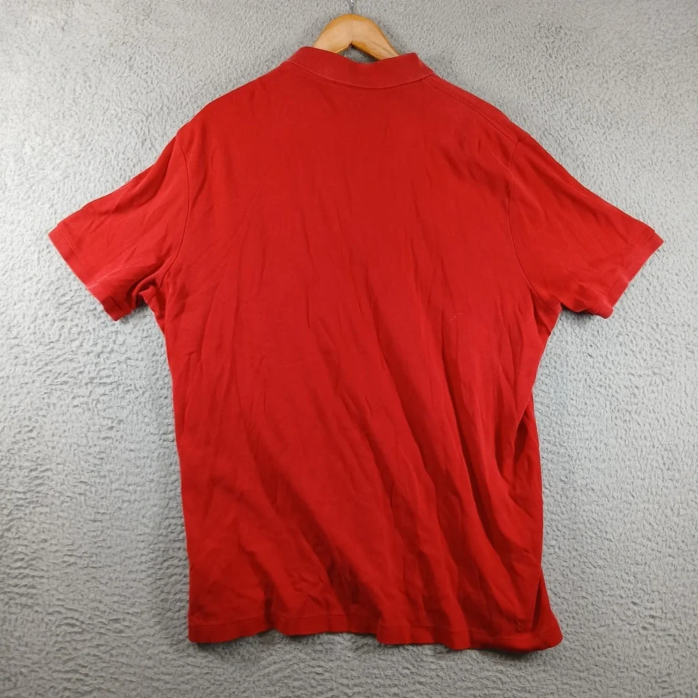 Polo Ralph Lauren Classic‎ Fit Red Pique Short Sleeve Polo Shirt XL